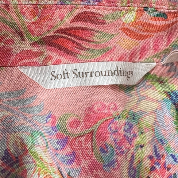Soft Surroundings Paisley Laia Top Large - Picture 4 of 9